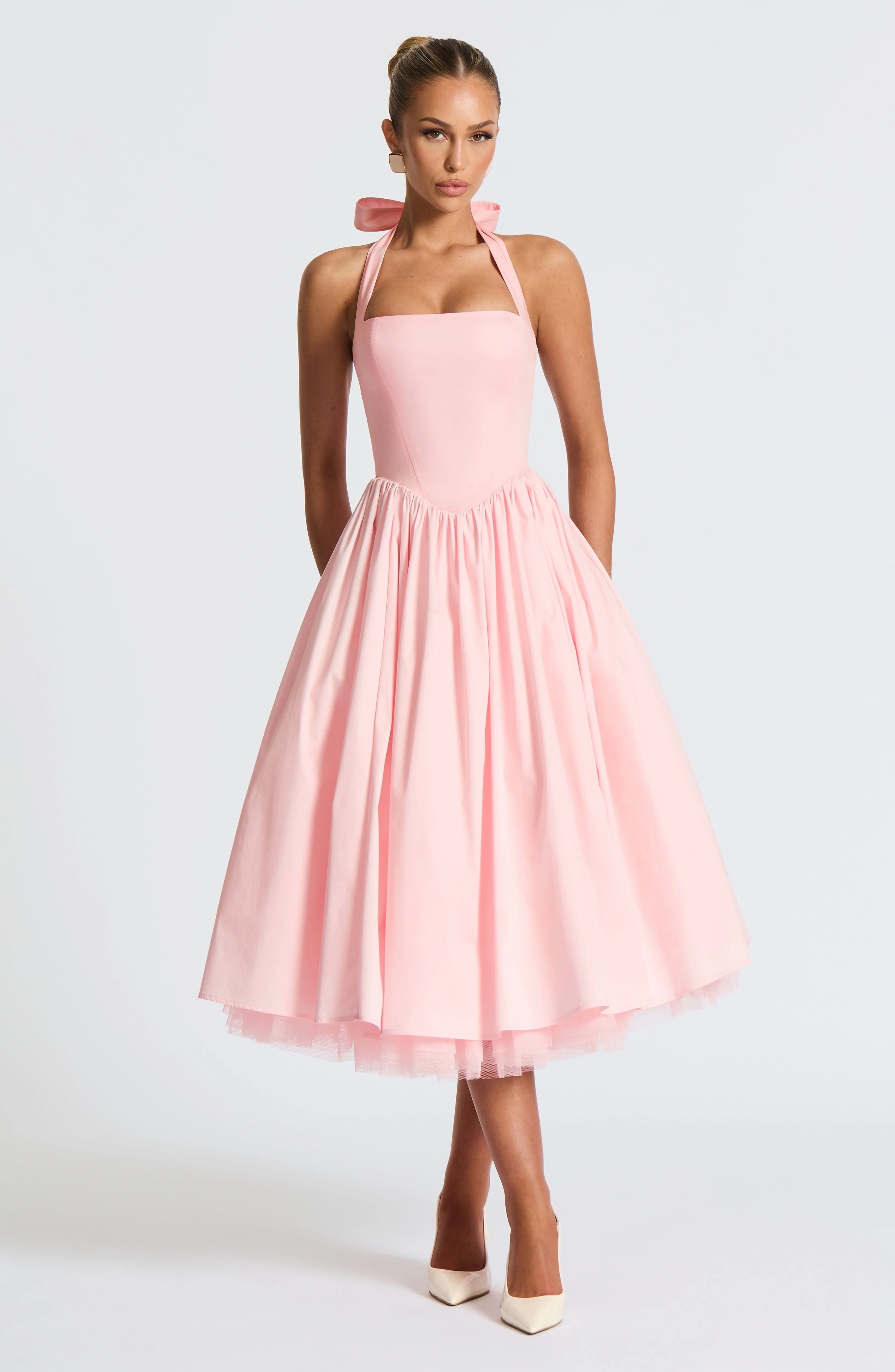 Cressida Midi Dress - Blush